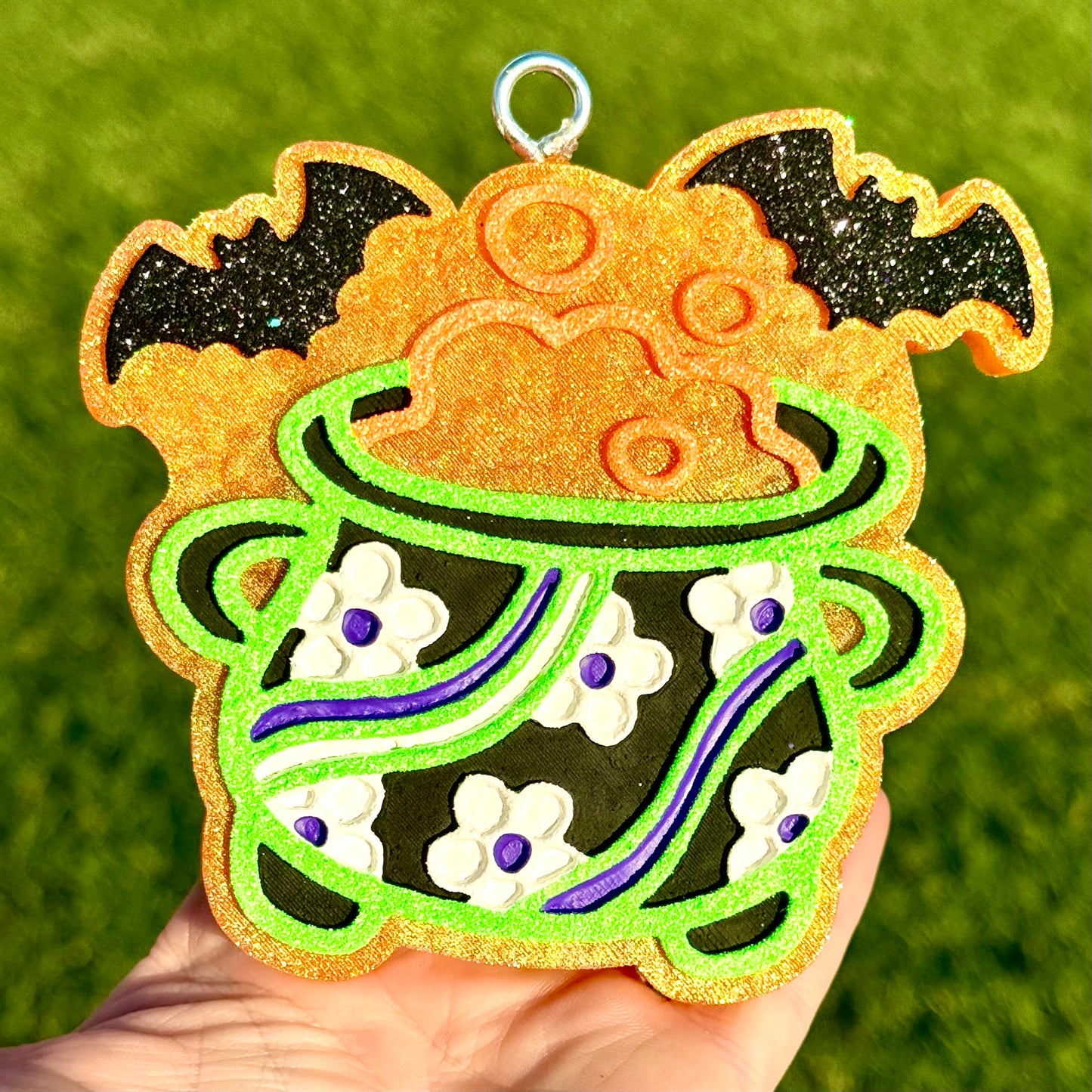 Custom Groovy Halloween Cauldron