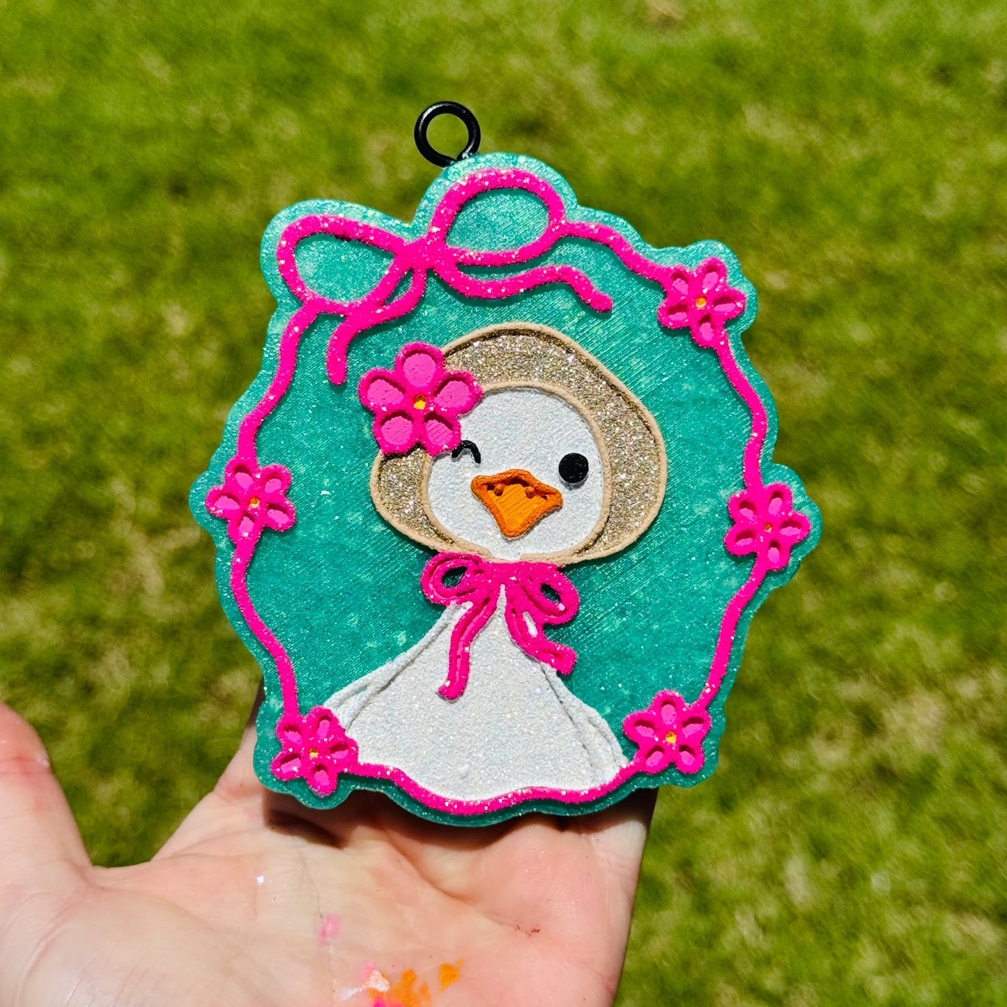 Custom Floral Goose