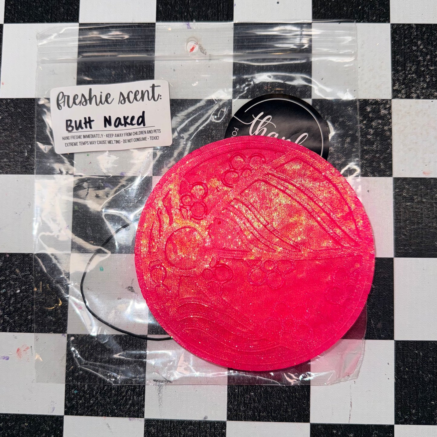 Groovy beach ball • butt naked