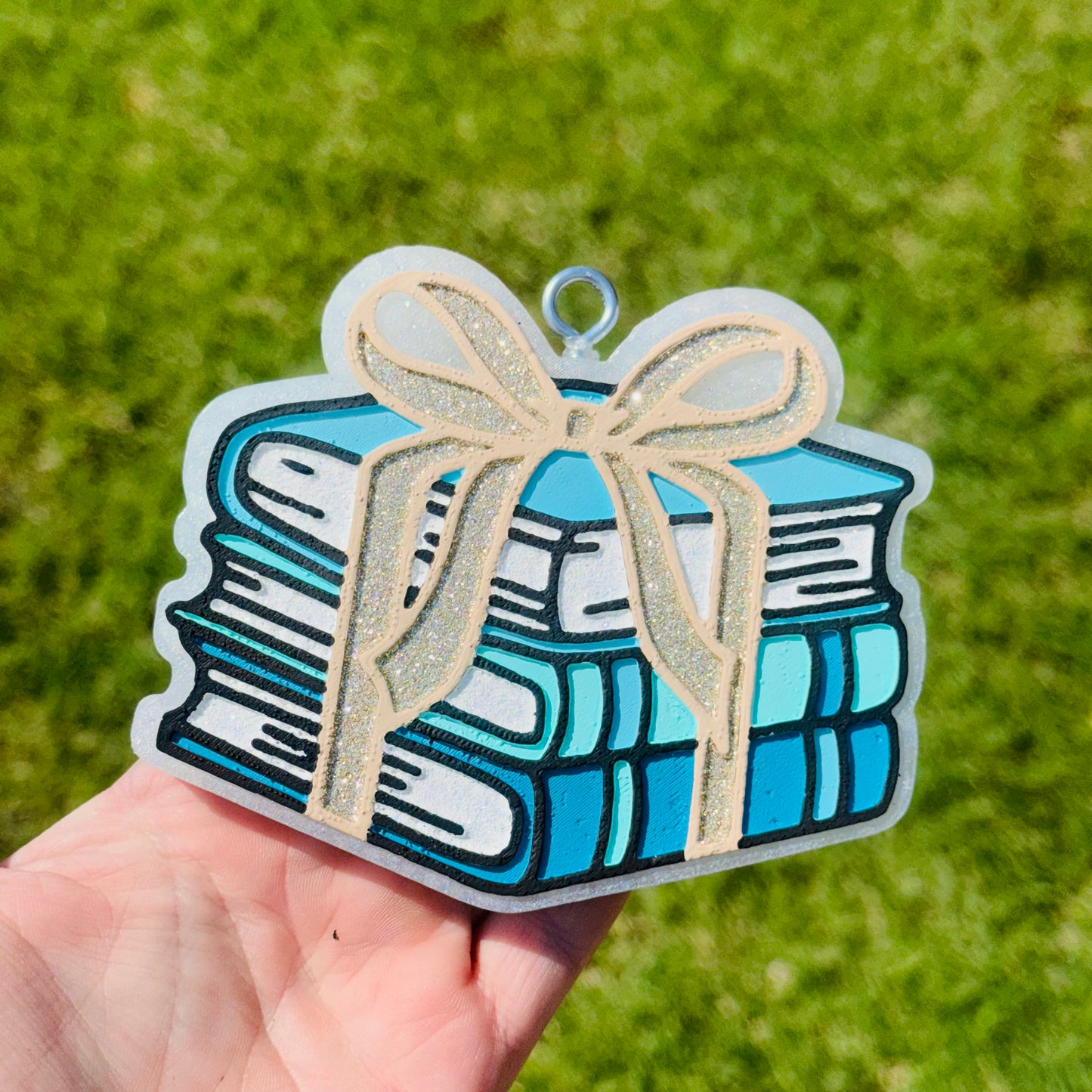 Custom Books Wrapped in Bow