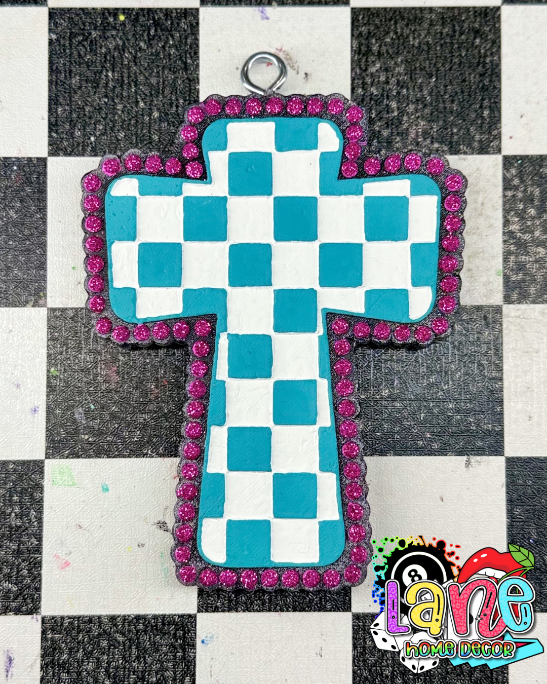 Custom Checkered Cross