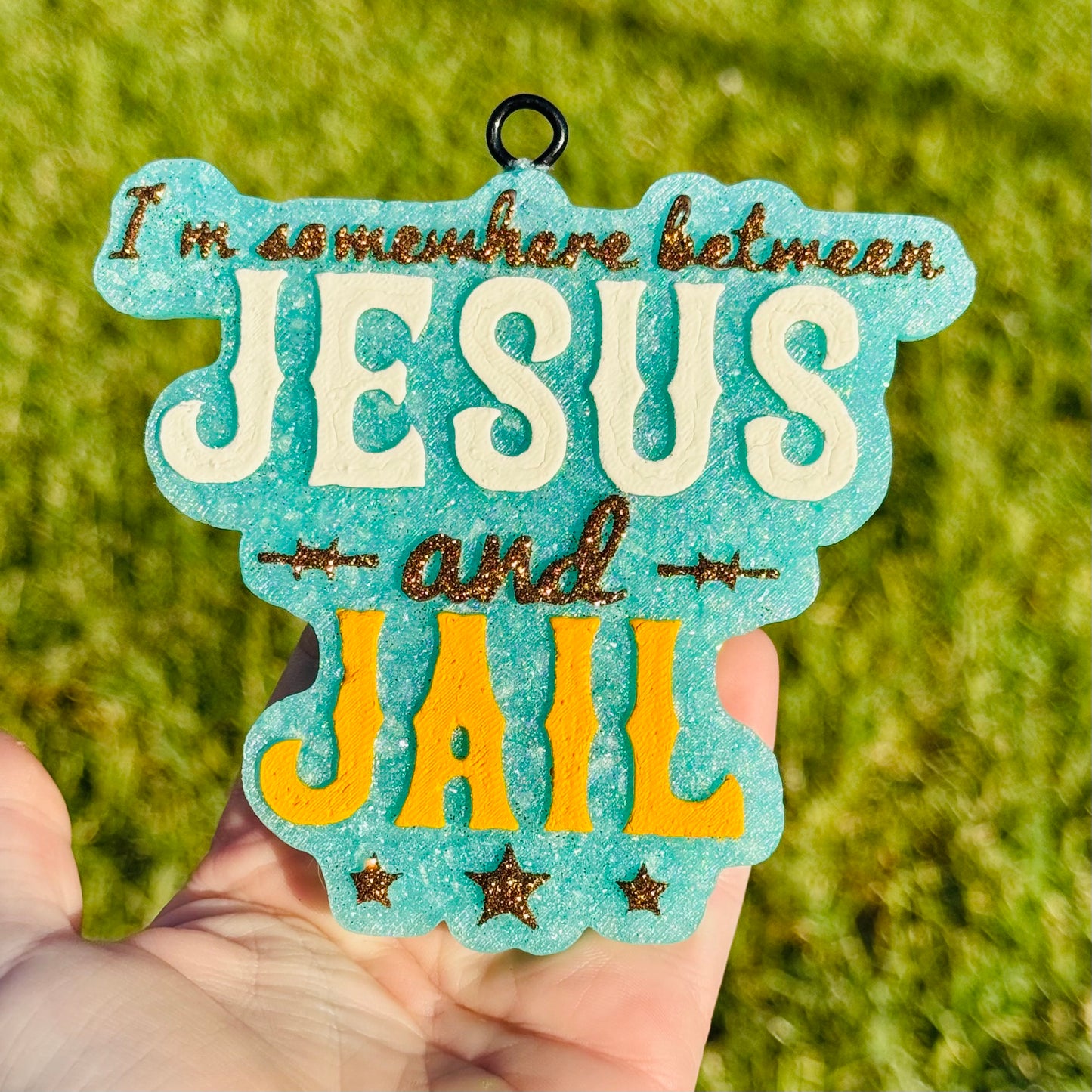 Custom Somewhere Between Jesus And Jail