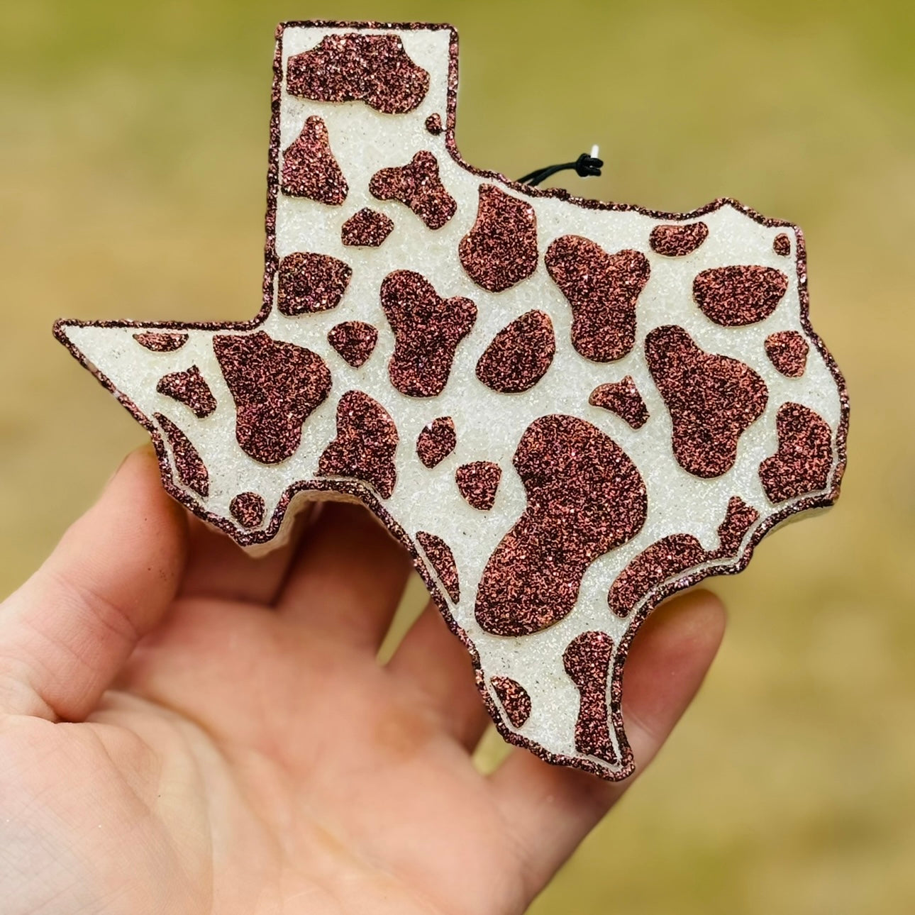 Custom Cow Print Texas
