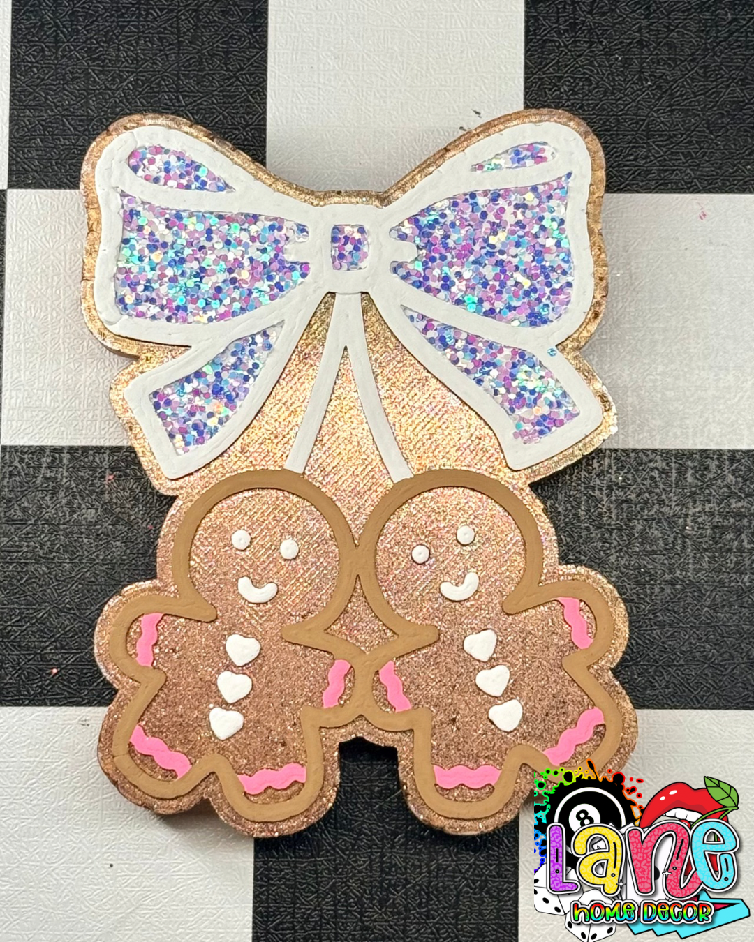 Custom Gingerbread Cherries w/Bow