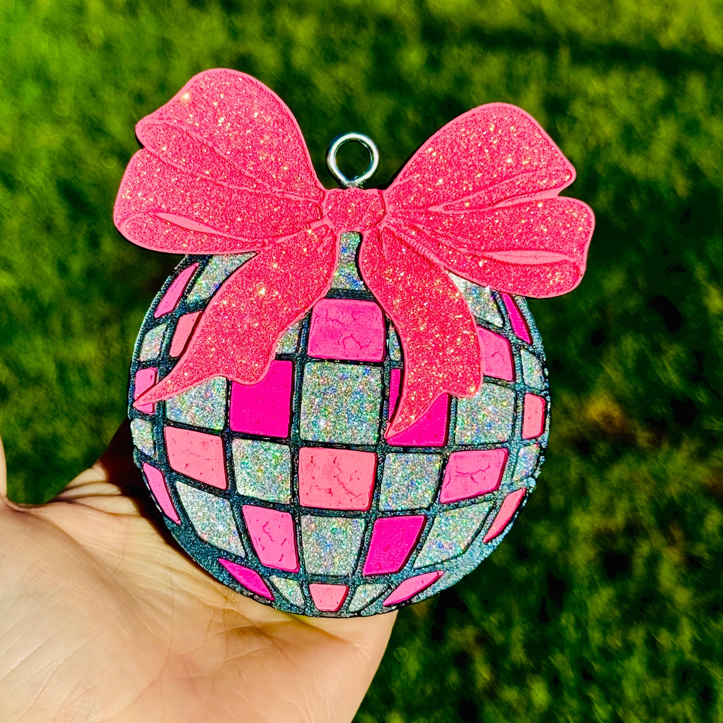 Custom Disco Ball With Bow