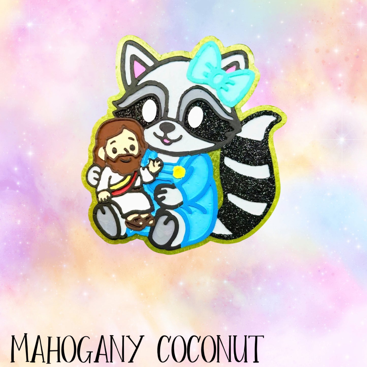 Jesus with raccoon RTS • mahogany coconut