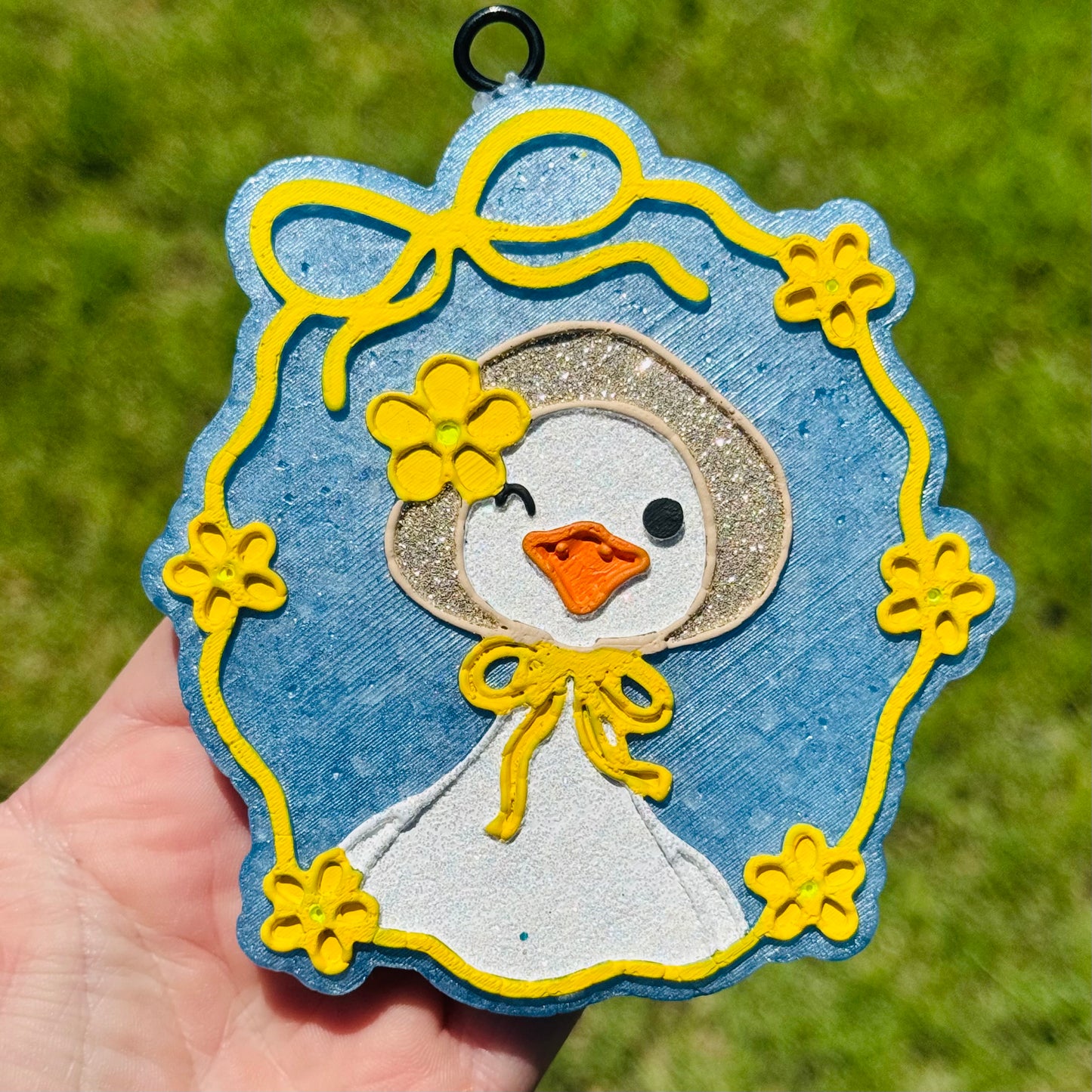 Custom Floral Goose