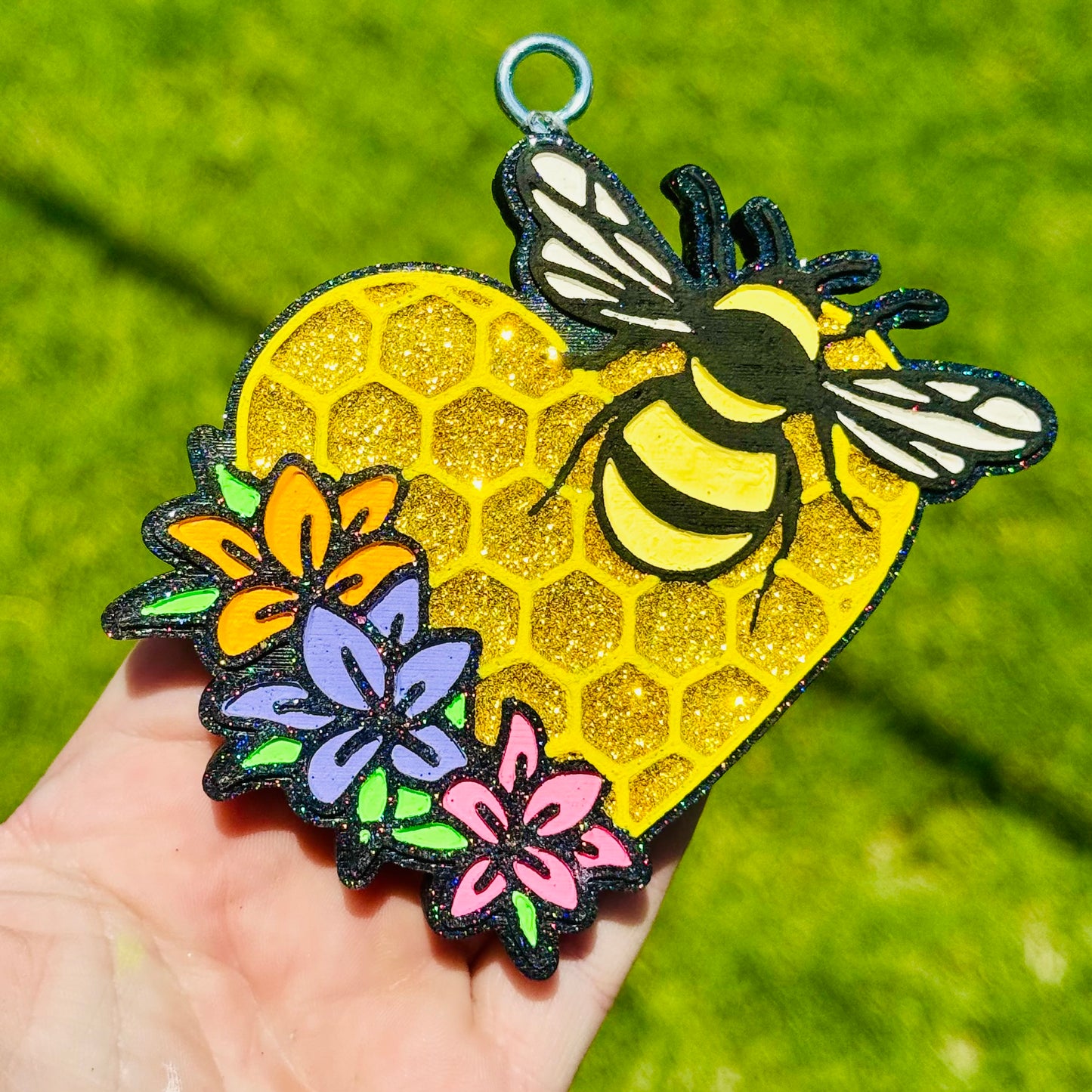 Custom Honey Comb With Bee