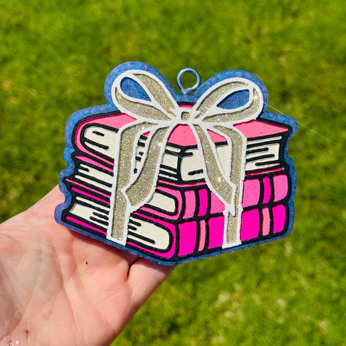 Custom Books Wrapped in Bow