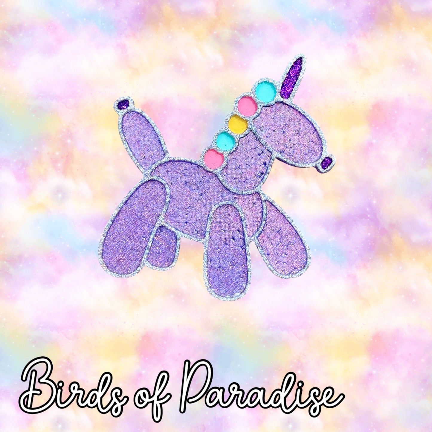 Unicorn Balloon Dog RTS • birds of paradise