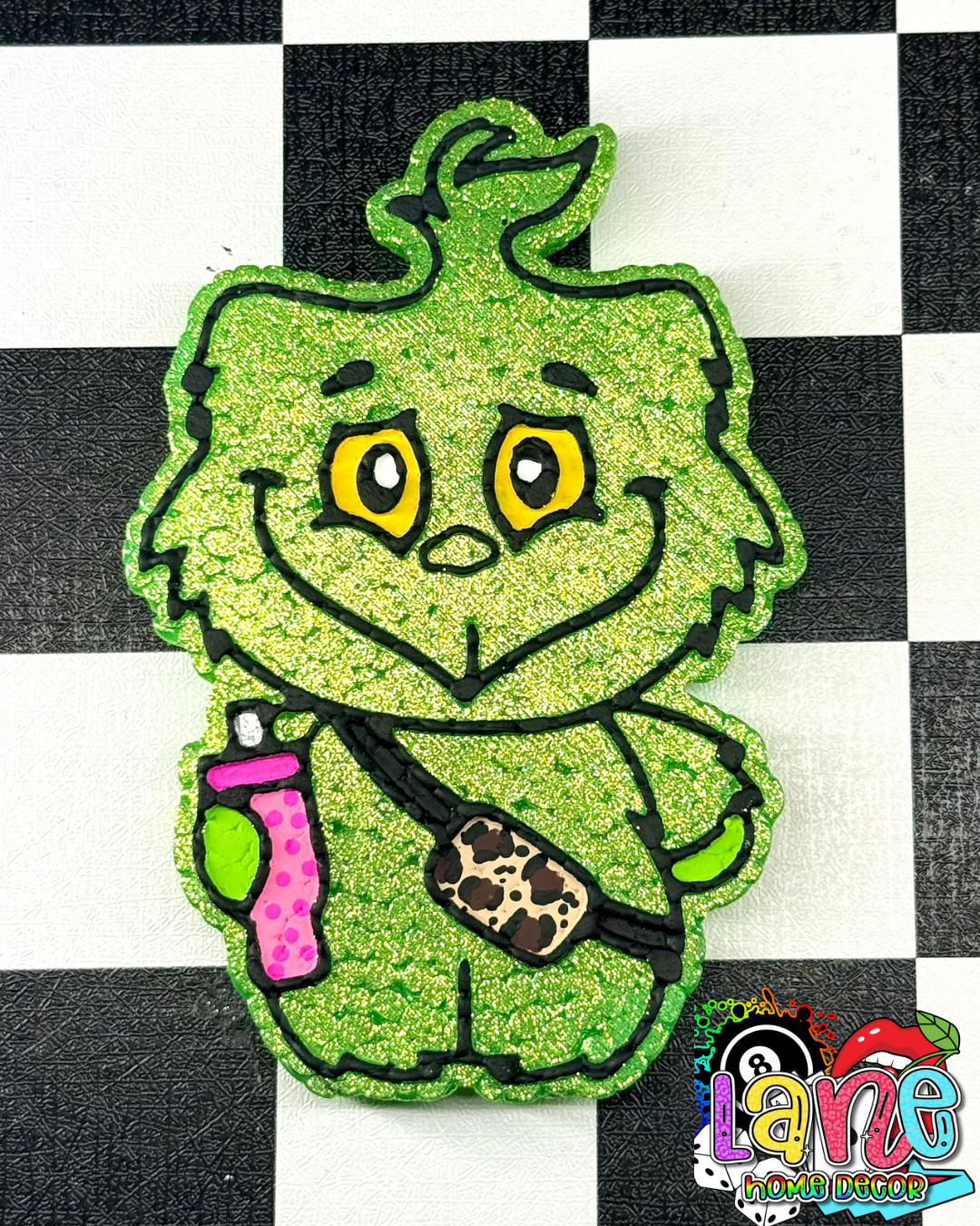 Custom Bougie Grinch