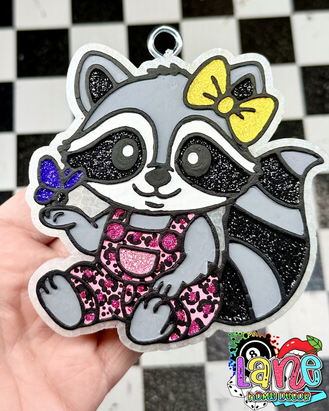 Custom Raccoon w/Butterfly
