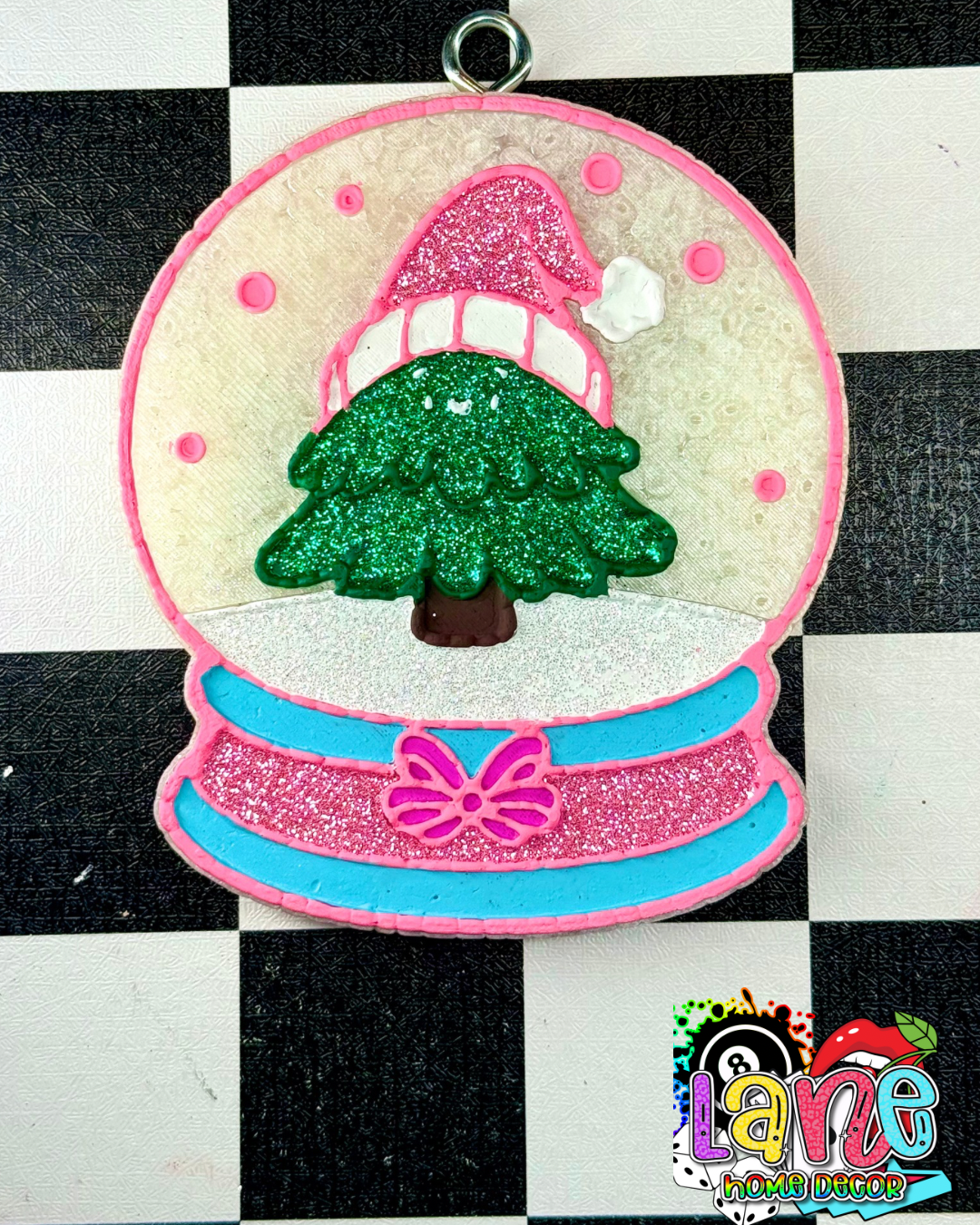 Custom Christmas Tree Snow Globe