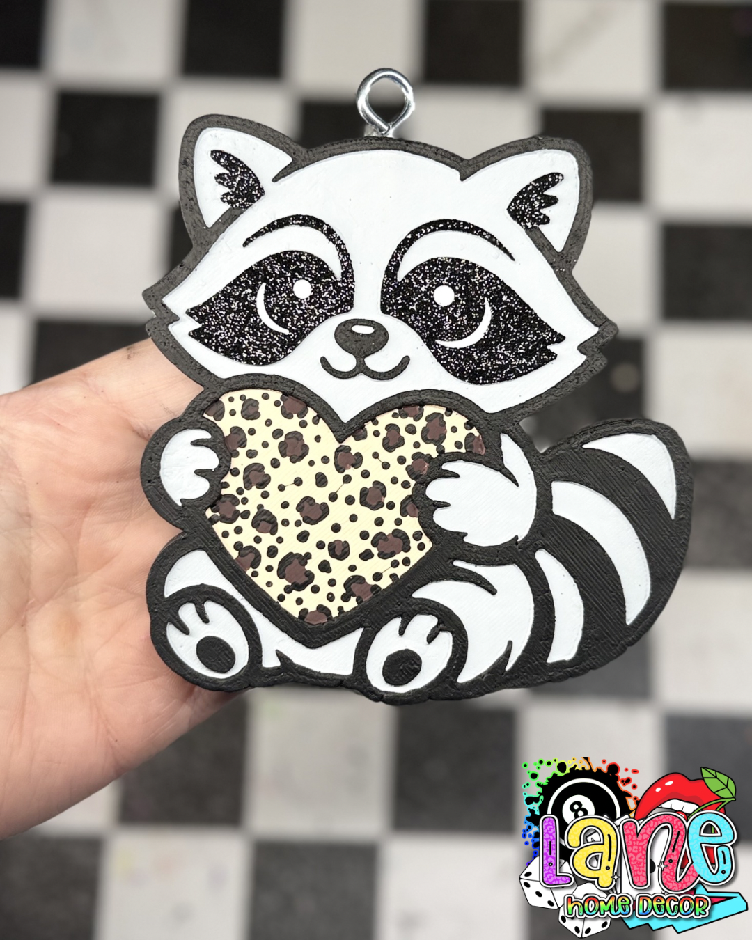 Custom Raccoon W/heart