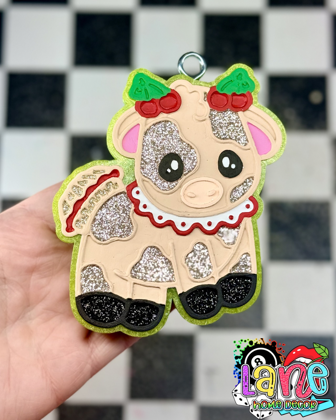 Cherry Pie Cow RTS • pink sugar