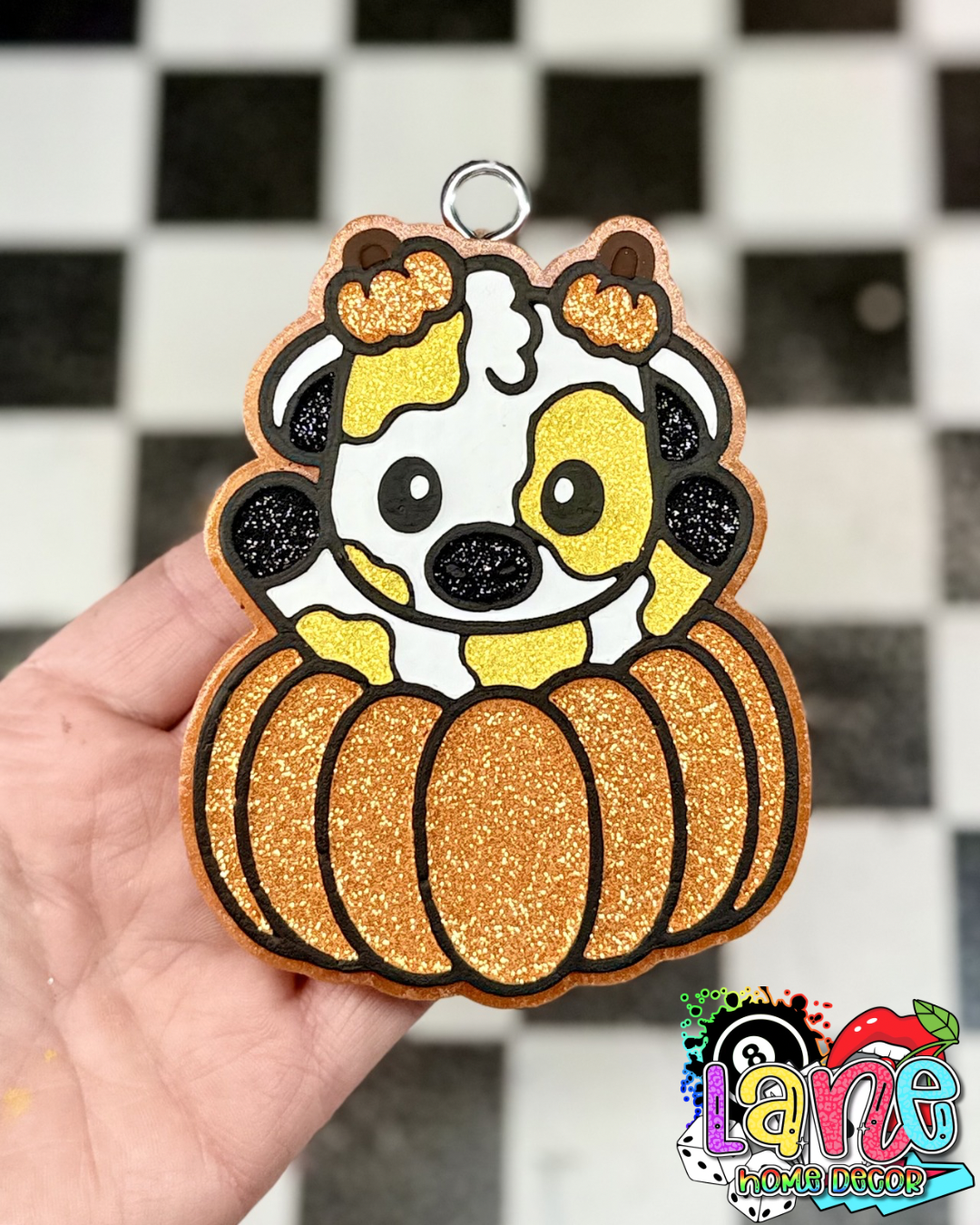 Custom Pumpkin Patch Cow