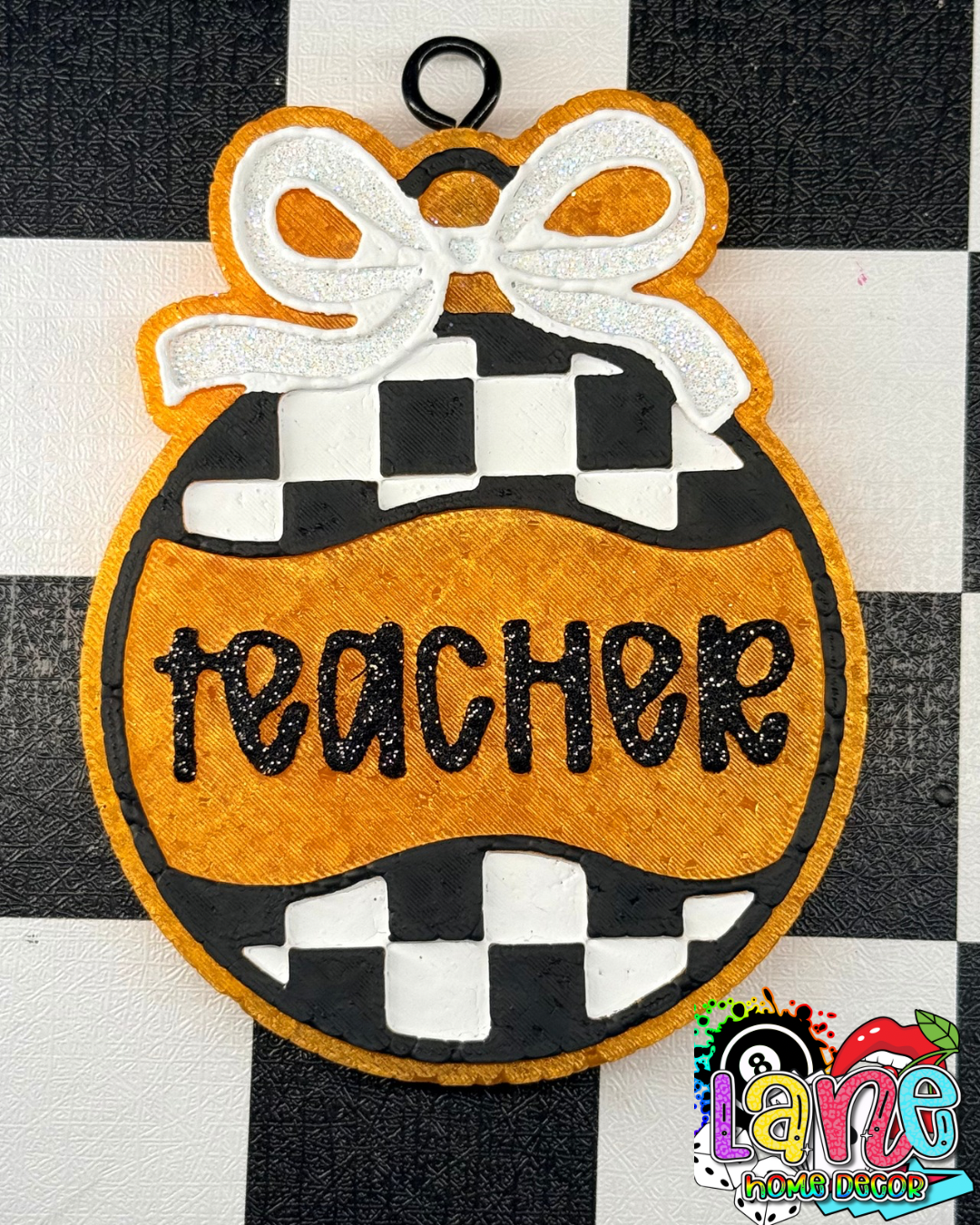 Custom Teacher Ornament