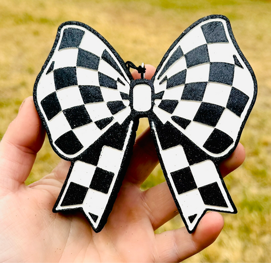Custom Checkered Bow