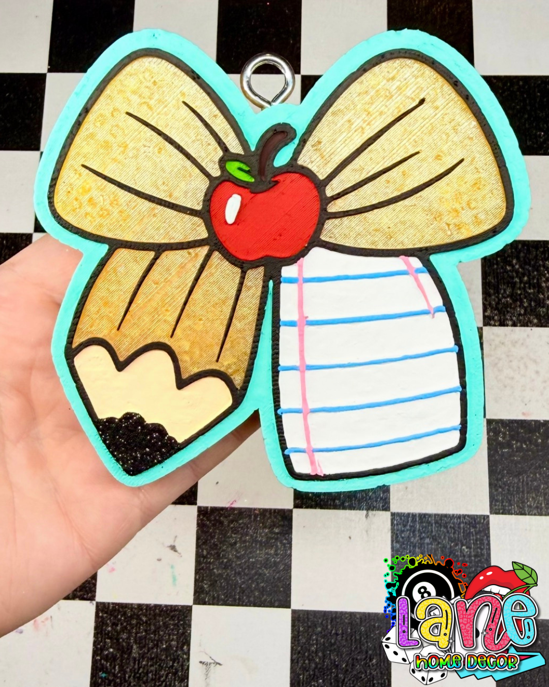 Custom Teacher Pencil Bow