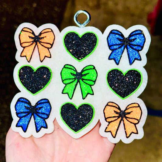 Custom Hearts & Bows Set