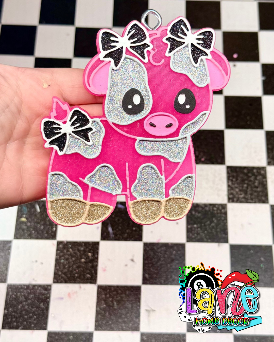 Custom Cow w/Bows