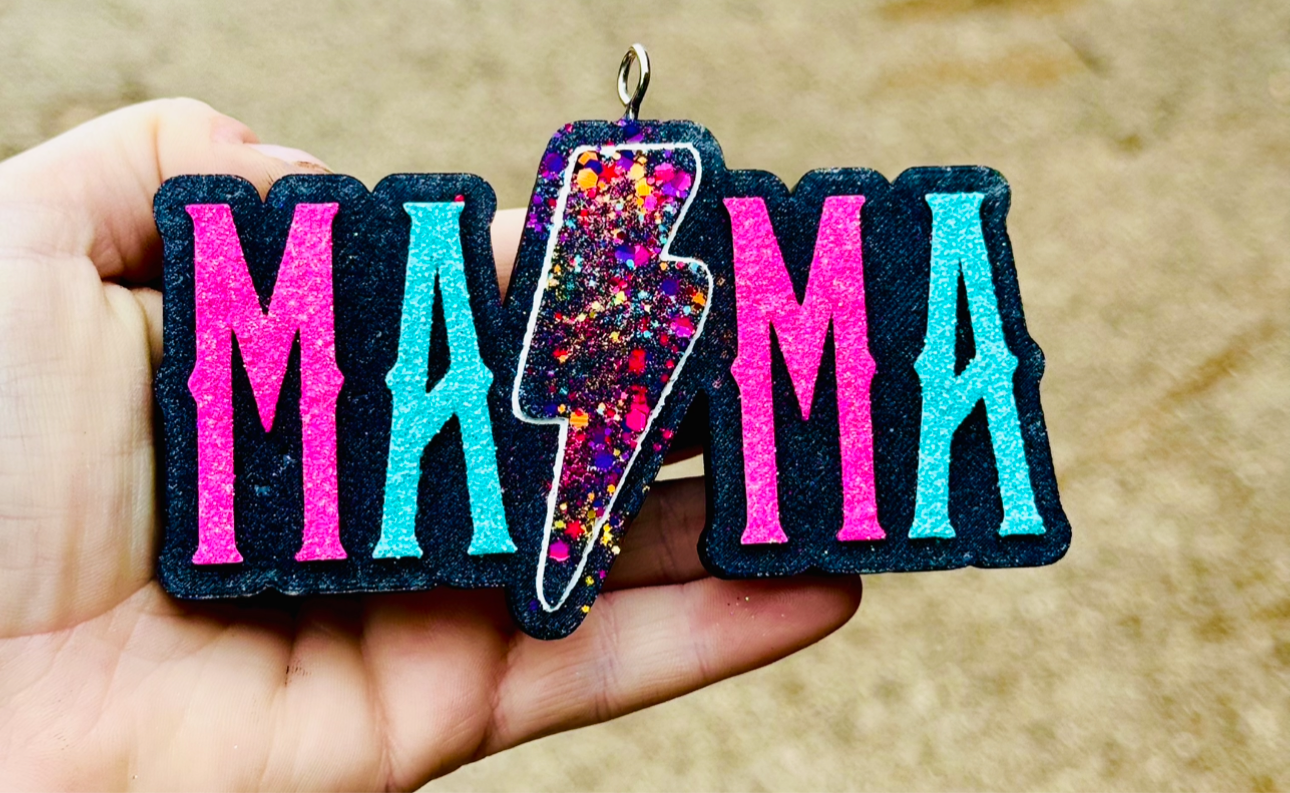 Custom Mama With Lightning Bolt