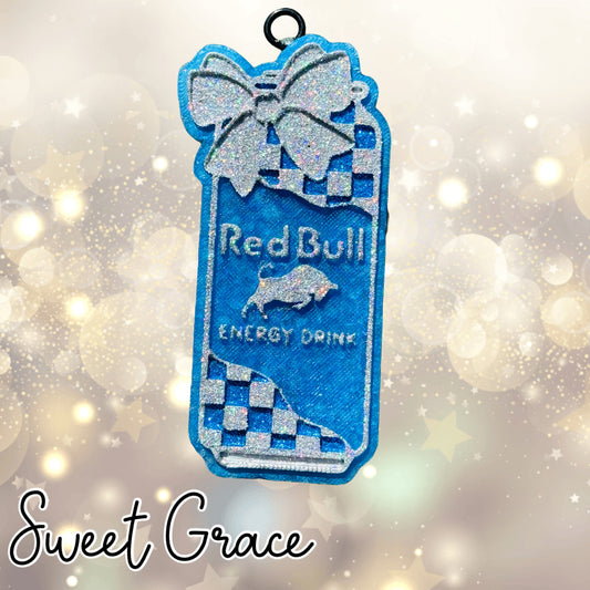 Checkered Red Bull Can With Bow RTS