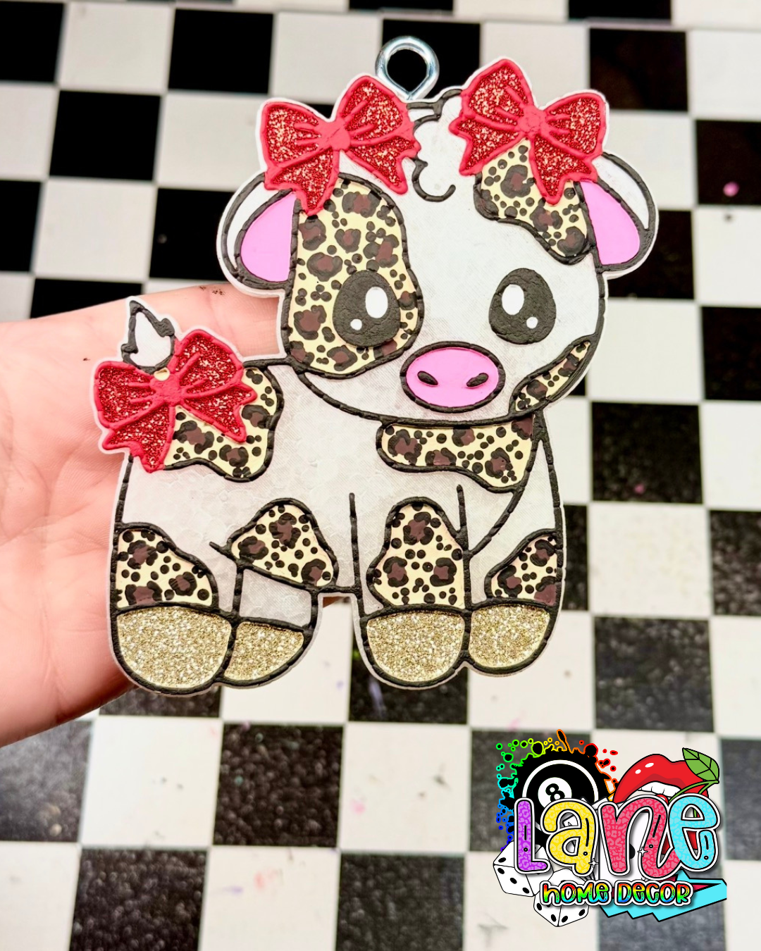 Custom Cow w/Bows