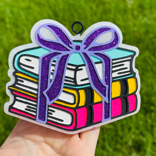Custom Books Wrapped in Bow