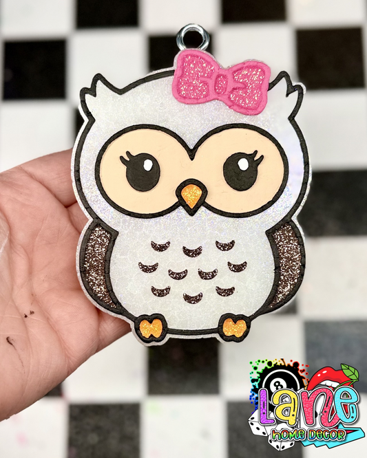 Custom owl w/bow