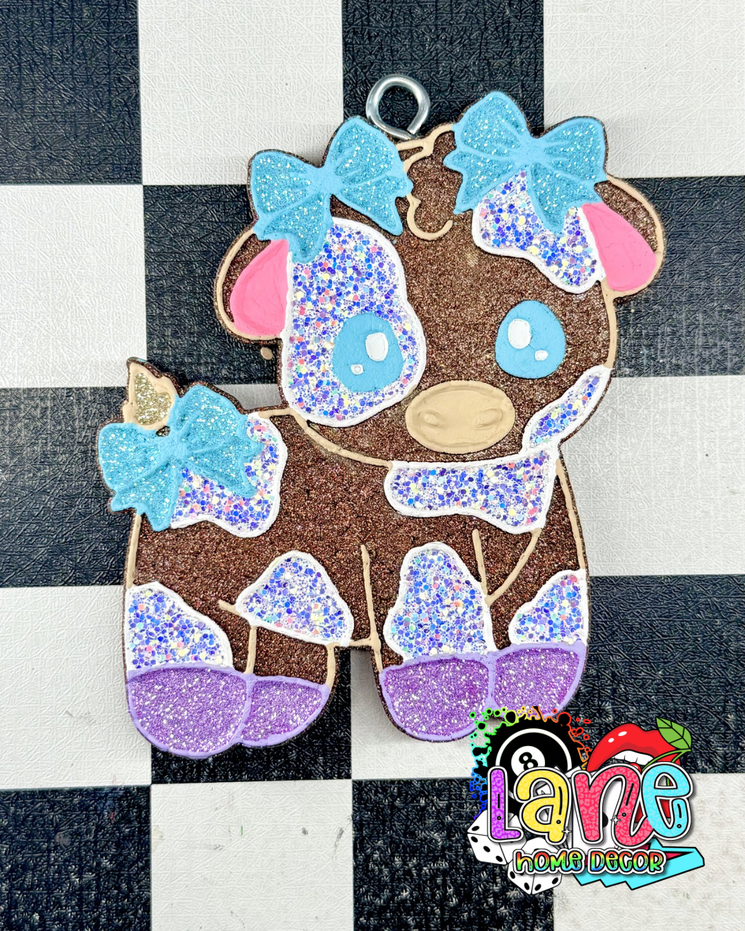 Custom Cow w/Bows