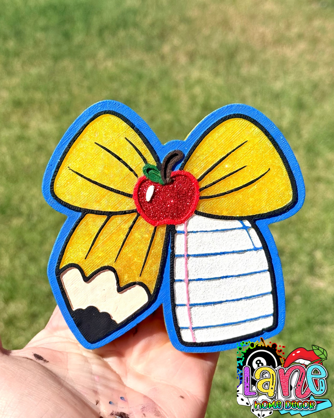 Custom Teacher Pencil Bow