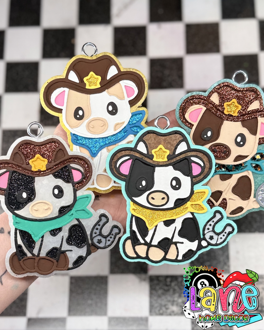 Custom Cowboy Cow