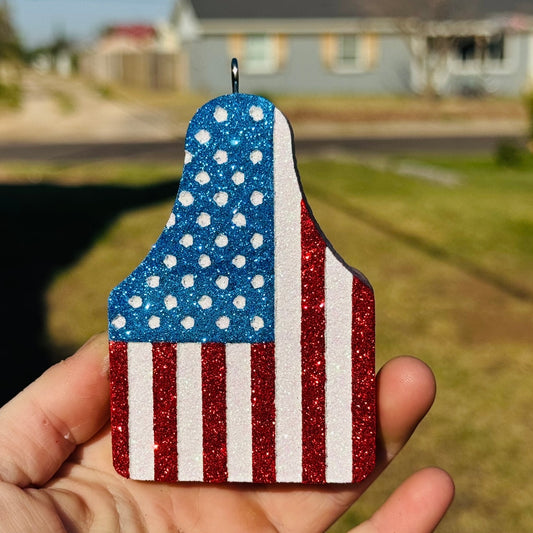 Custom American Ear Tag