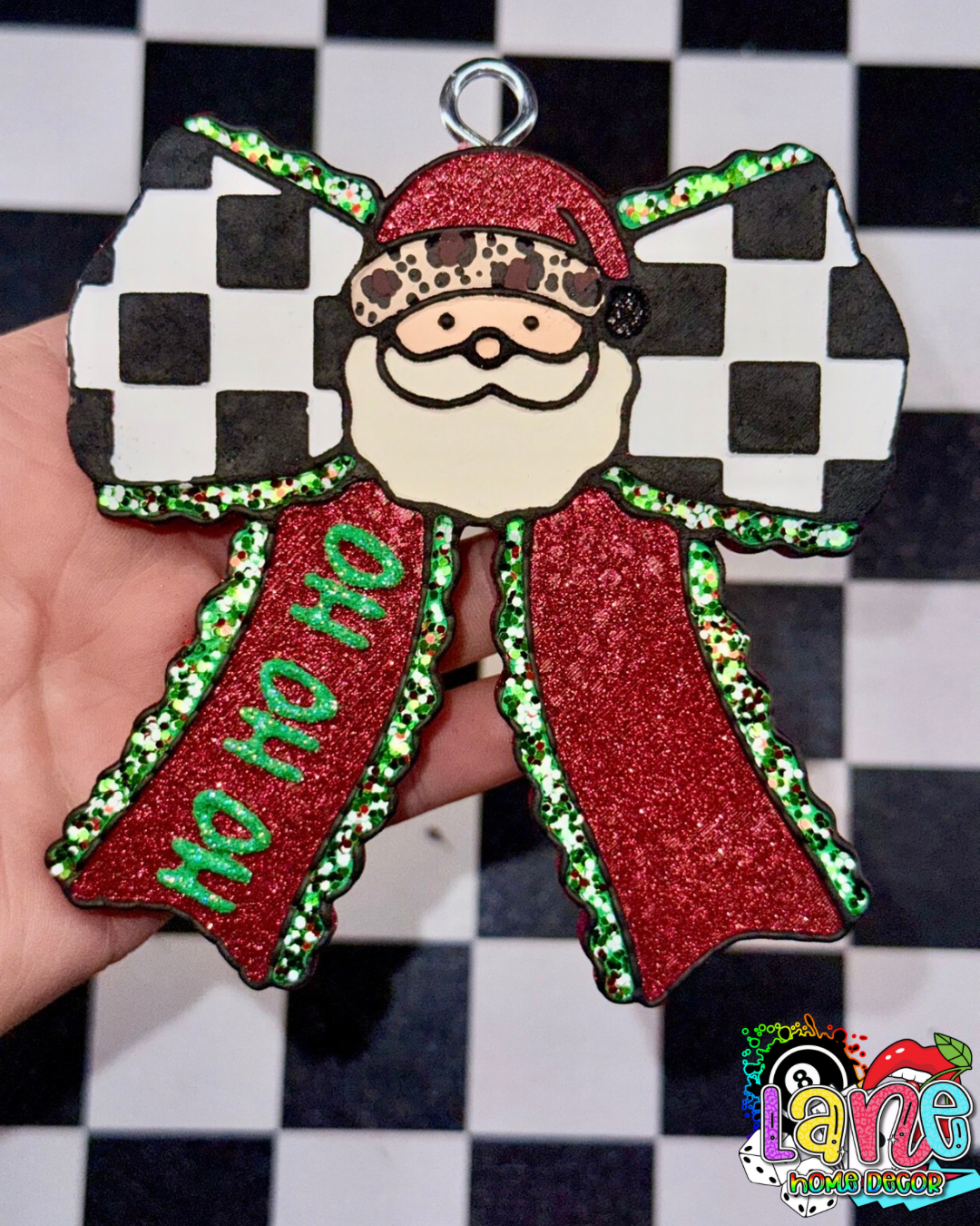 Custom Santa Bow