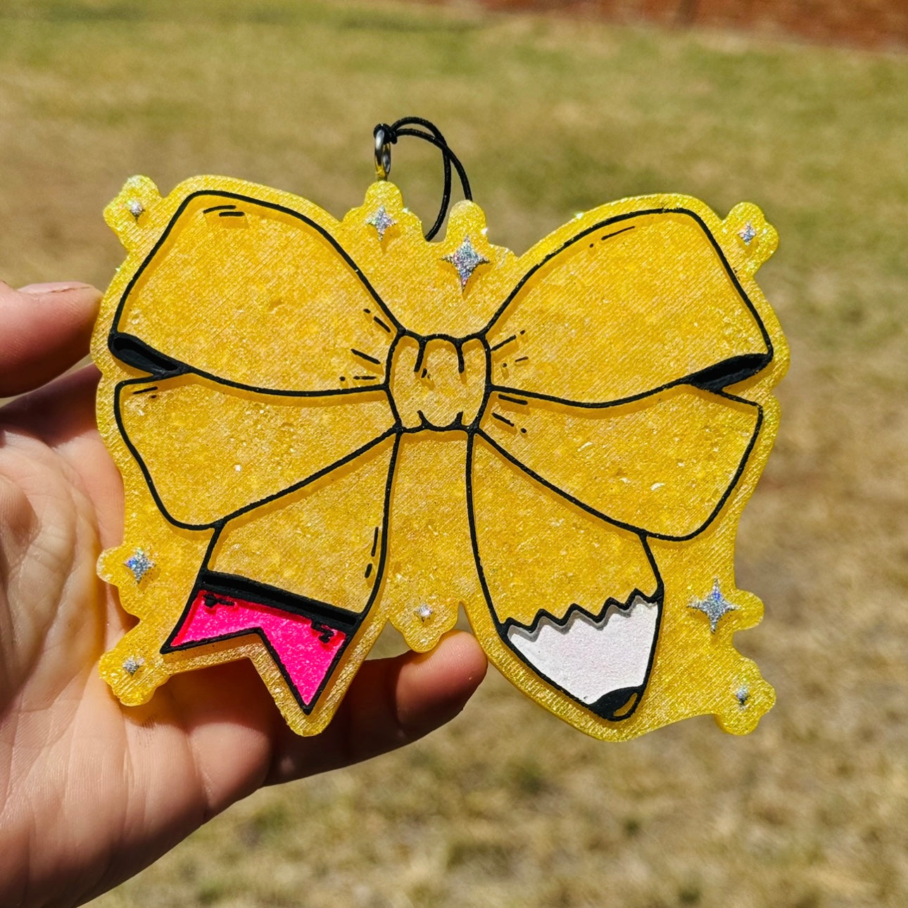 Custom Teacher Pencil Bow