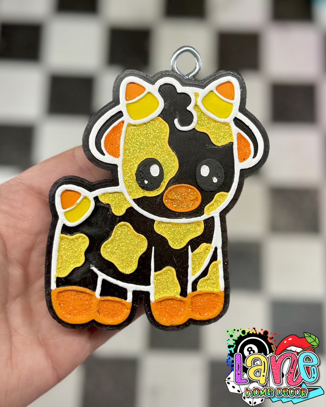 Custom Candy corn cow