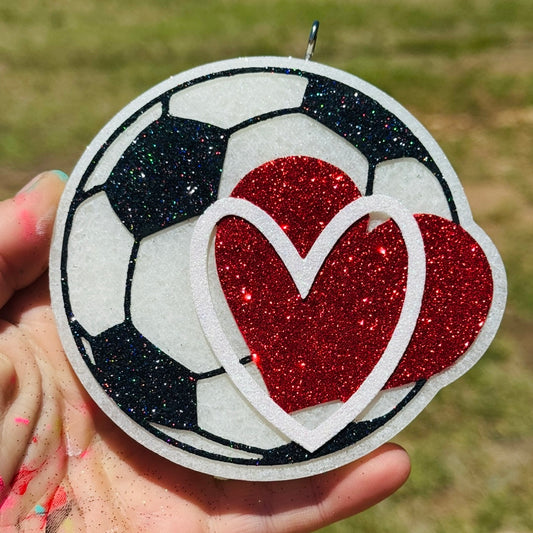 Custom Heart In Soccer Ball