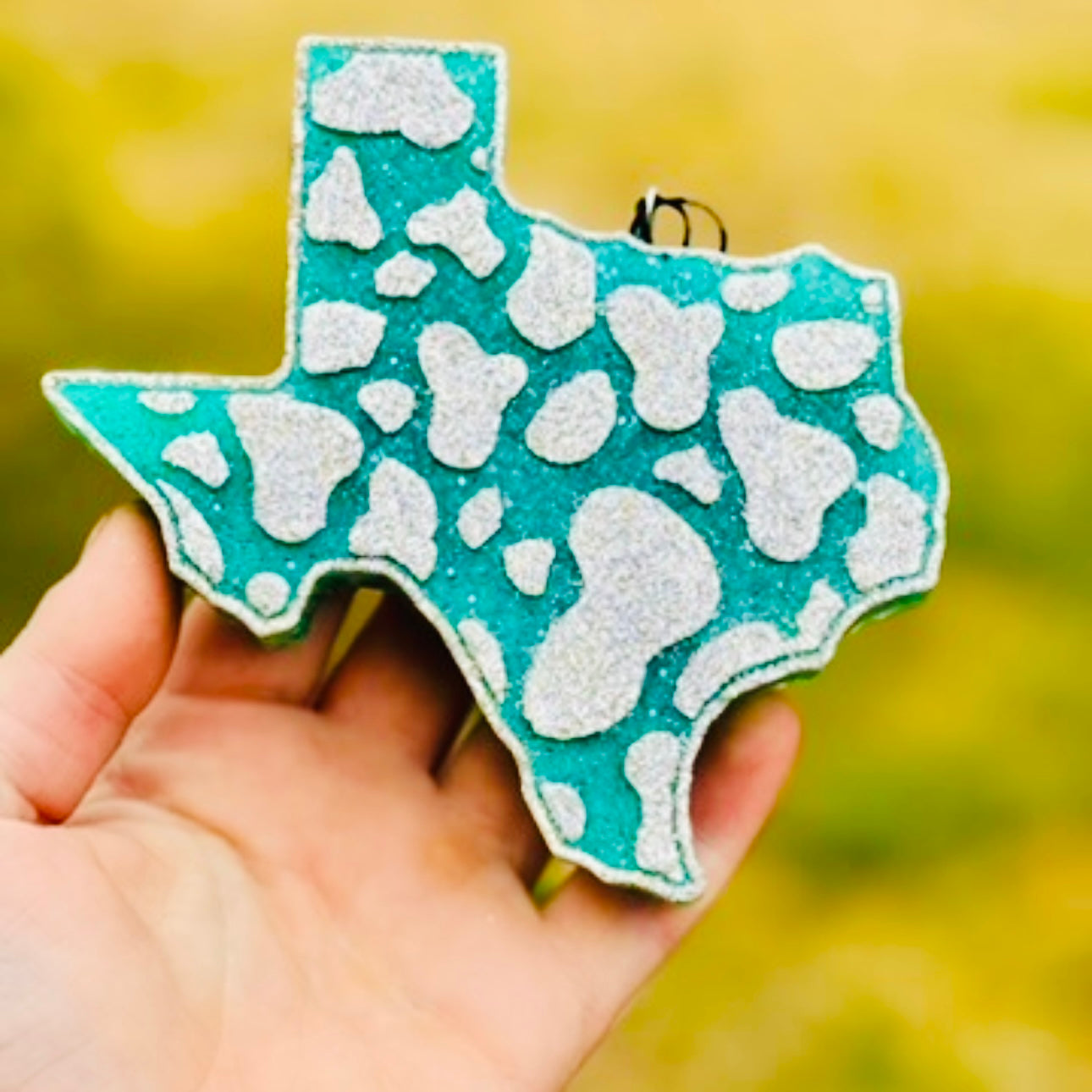 Custom Cow Print Texas