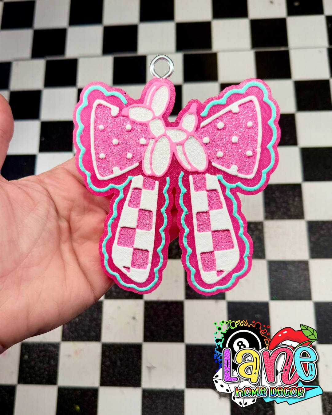 Custom balloon dog bow