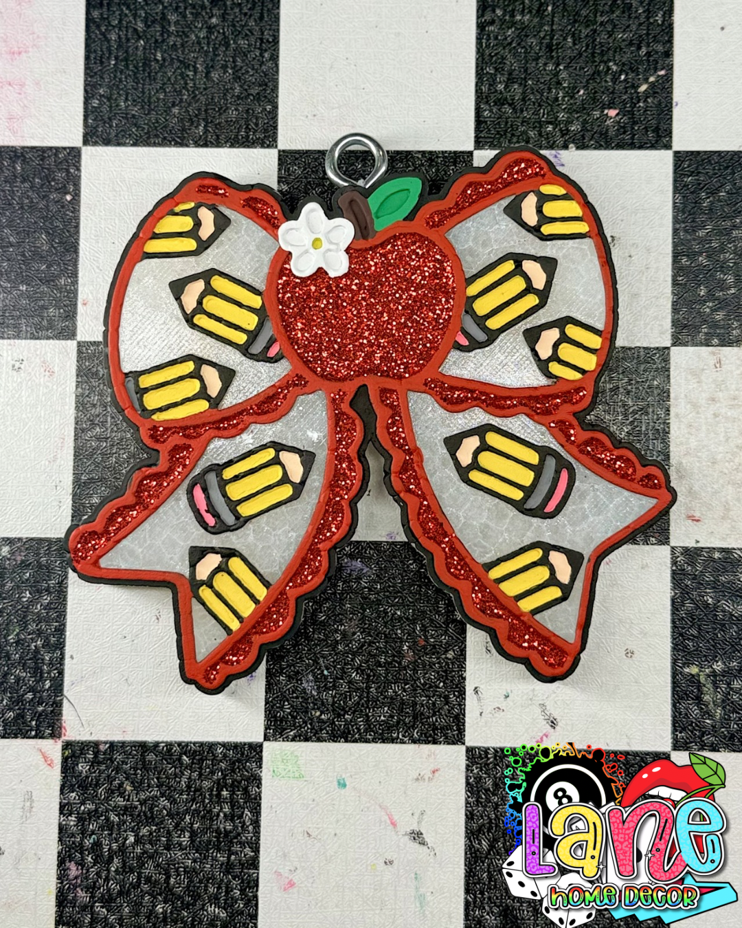Custom Teacher Pencil Bow