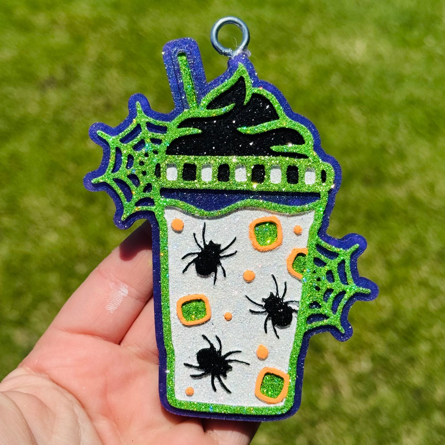 Custom Halloween Iced Coffee