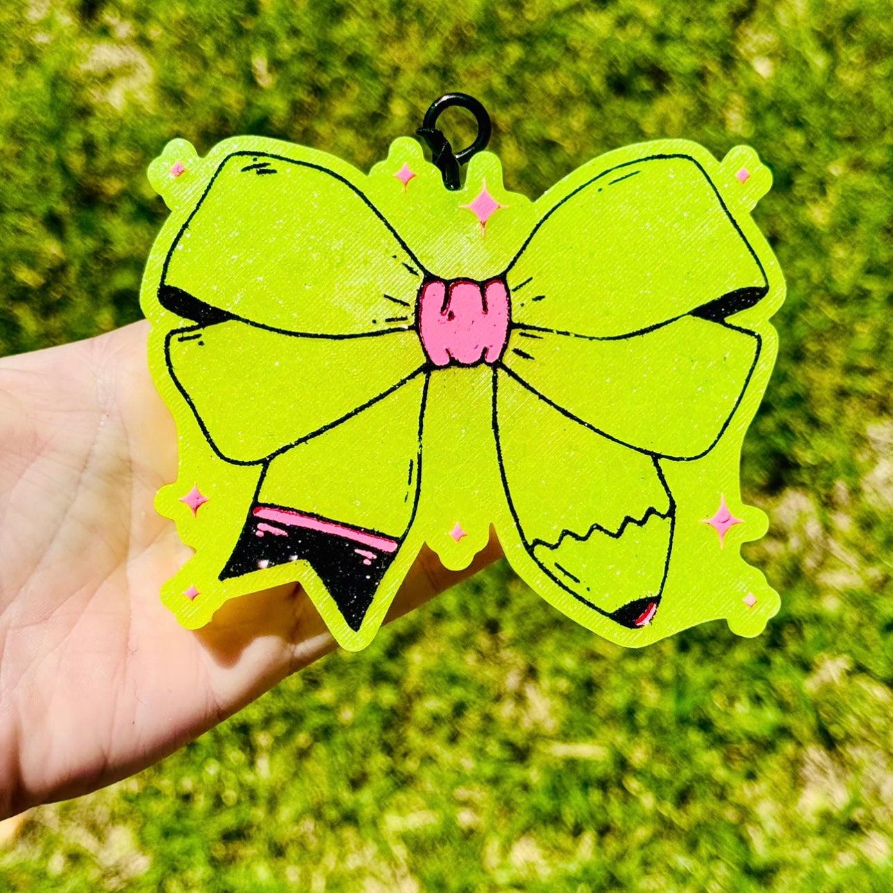 Custom Teacher Pencil Bow