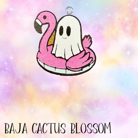 Ghost in a floatie RTS • Baja cactus blossom