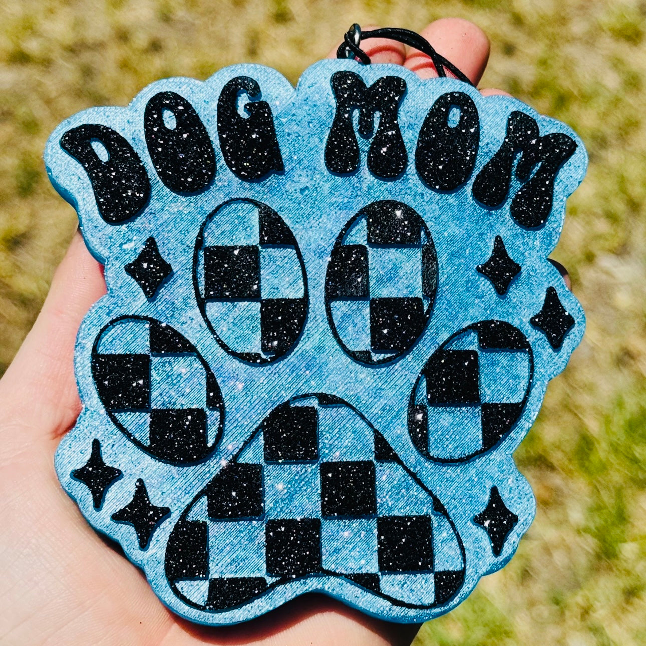 Custom Checkered Dog Mom