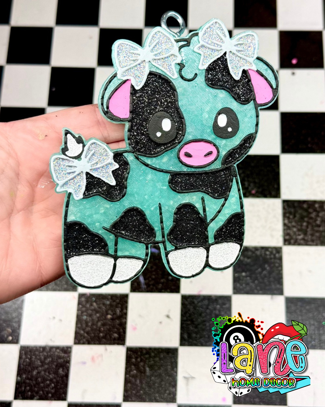 Custom Cow w/Bows