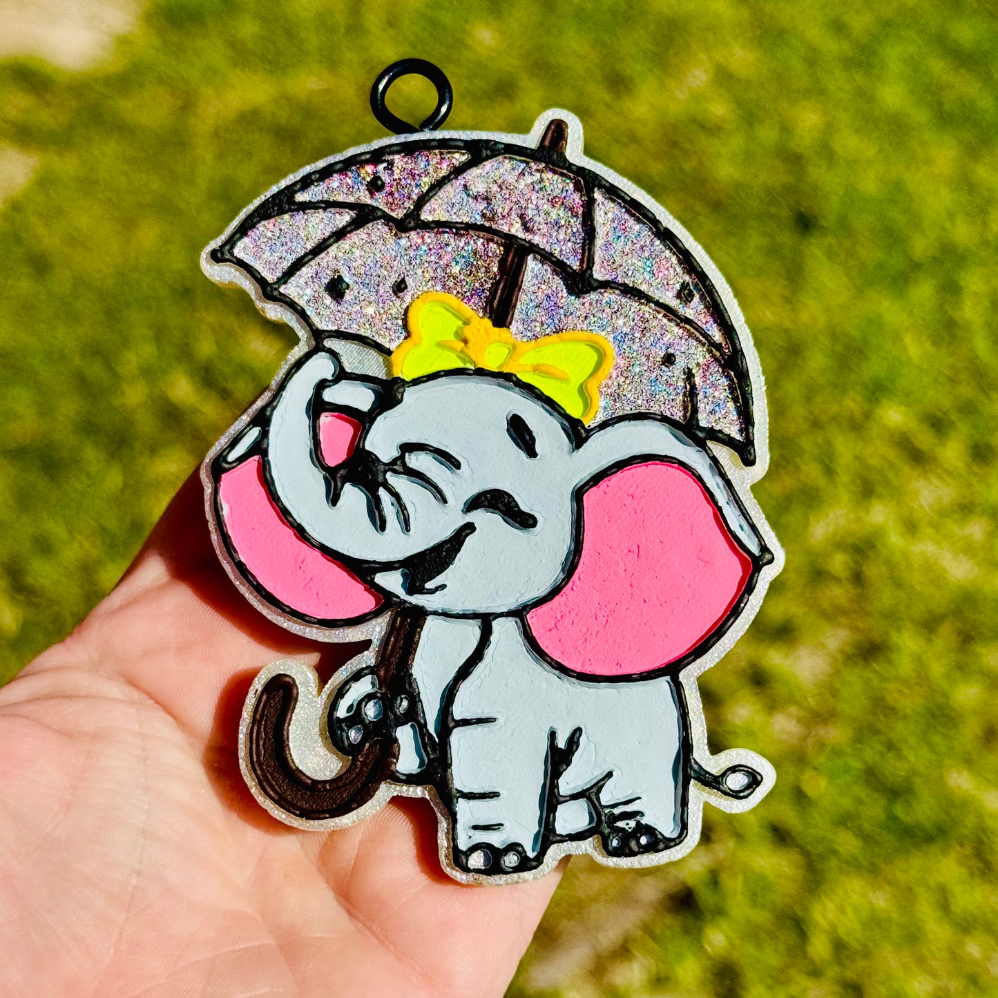 Custom Elephant With Umbrella
