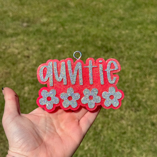 Custom Floral Auntie