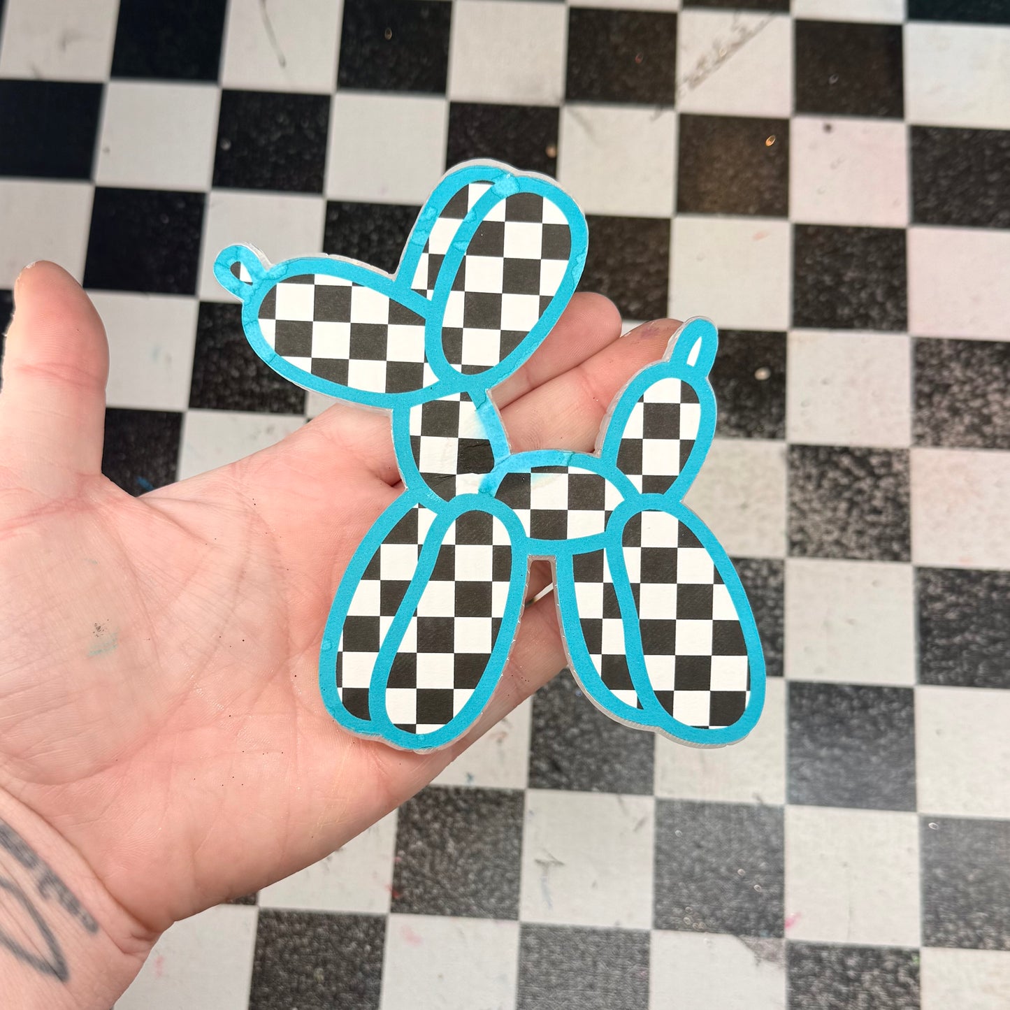 Cardstock ballon dog RTS • love spell