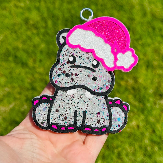 Custom Christmas Hippo